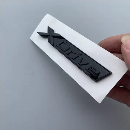 Brillante/Negro Para BMW Serie 7 Emblema 740i+XDrive Número Letras Insignia Maletero Trasero Foto 4 de 4