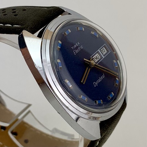 Vintage Timex Electric Dynabeat Uhr Tag Datum 1975 klobig neues Kristall & Armband gebraucht, in einwandfreiem Zustand - Bild 4 von 20