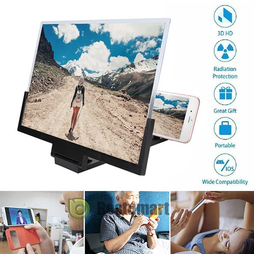 14" 3D HD Screen Magnifier for Cell Phone 2023 Newest Version Video Amplifier - Photo 4 sur 13