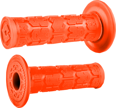 ODI MX Shock Absorbing Rogue Grips Pair Set Dirtbike MX Orange