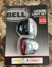Bell Radian 450 Bicycle Locking Light Set Bike Headlight Tail Light - NEW