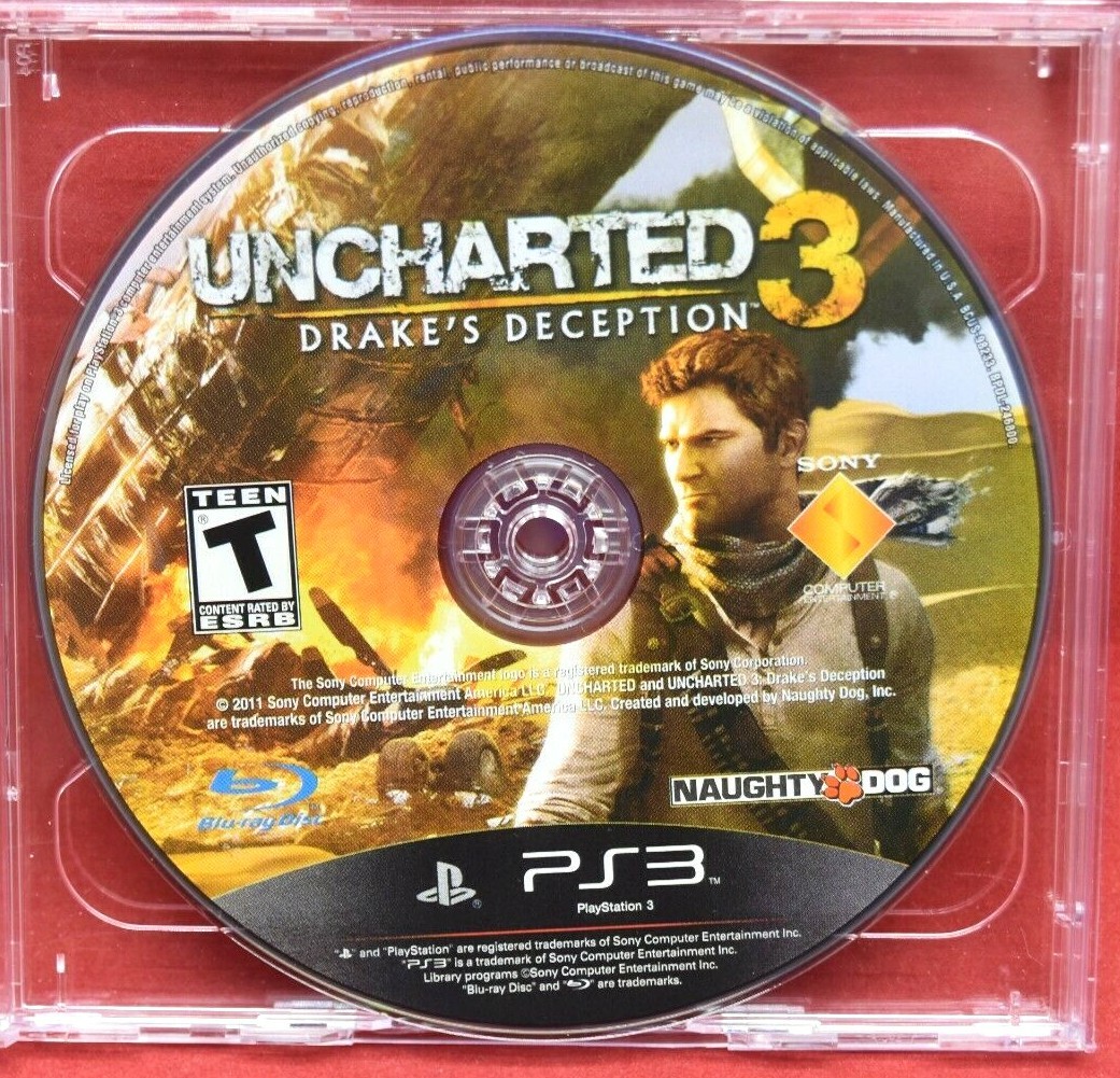 PLAYSTATION 3 PS3 UNCHARTED 3 DRAKES DECEPTION NAUGHTY DOG FACTORY SEALED.