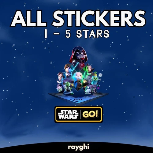 MONO Go STICKERS COMPLETE ALL ⭐ ALL SET YOU CHOOSE ⚡FAST DELIVERY⚡