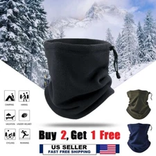 New Winter Warm Wool Cover Wind Mask Ski Neck Cover 3 in 1 Drawstring Face Mask