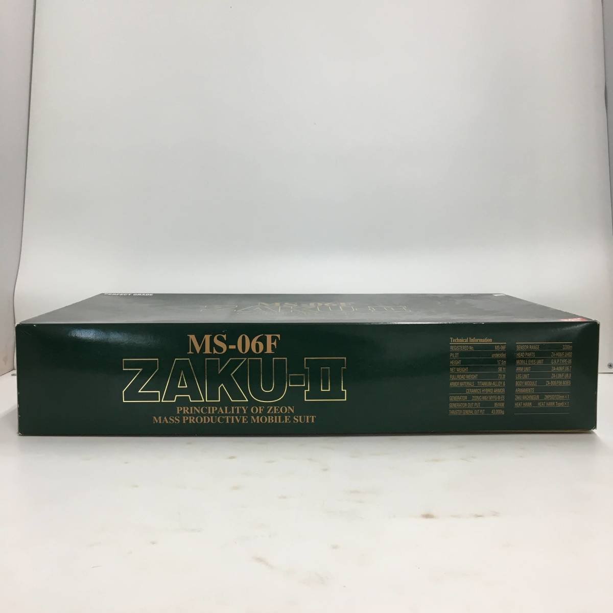 PG 1/60 MS-06F Mass production type Zaku II Mobile Suit Gundam