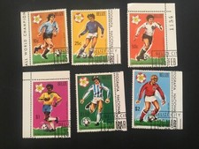 ICOLLECTZONE  Belize 601-606  VF used soccer