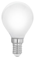 Eglo Led-Leuchtmittel GlüHbirne Lampe Birne Led Leuchtmittel Glas Weiß E14