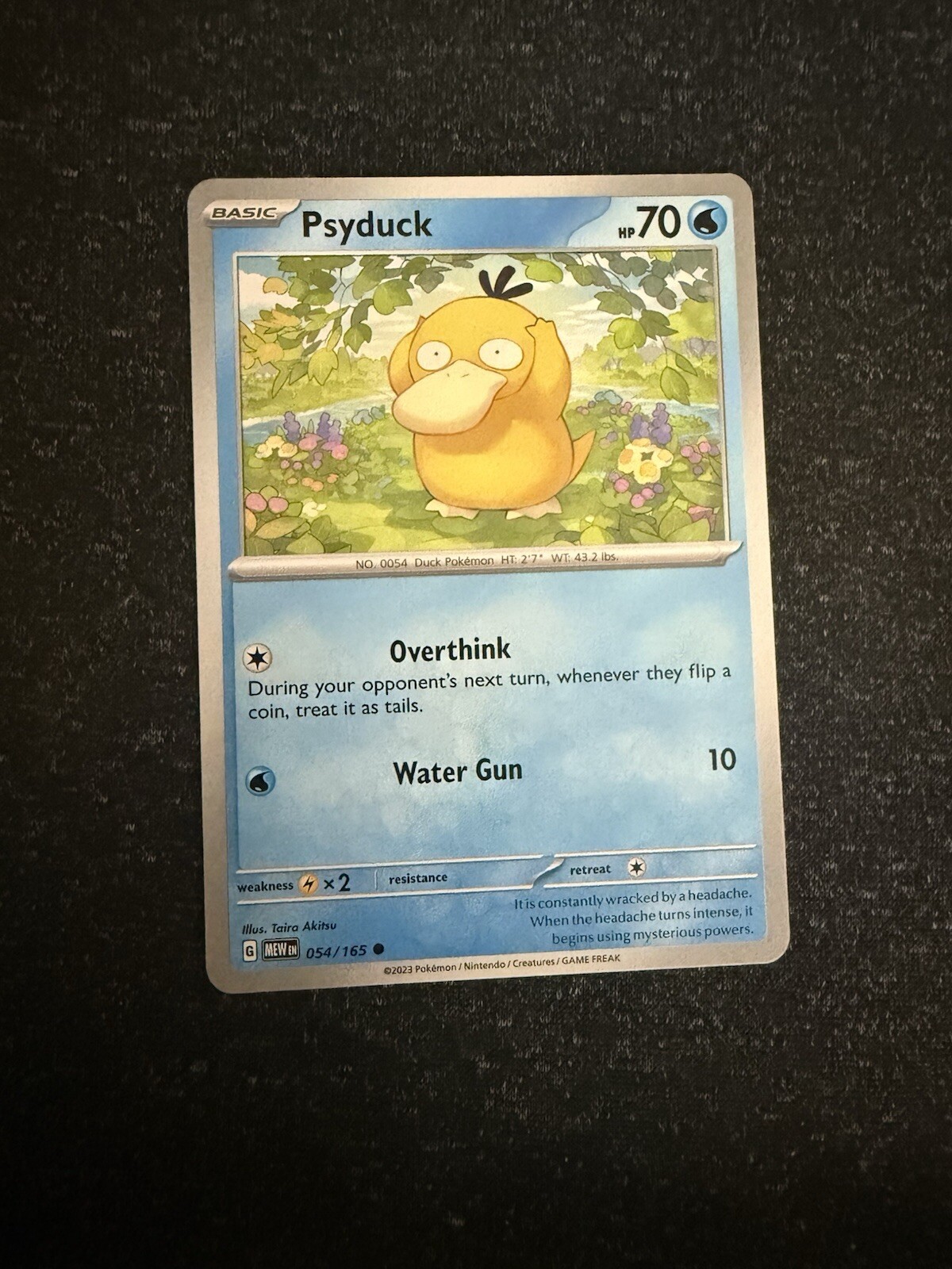 Psyduck 054/165- Pokemon 151- Regular Common- NM/M