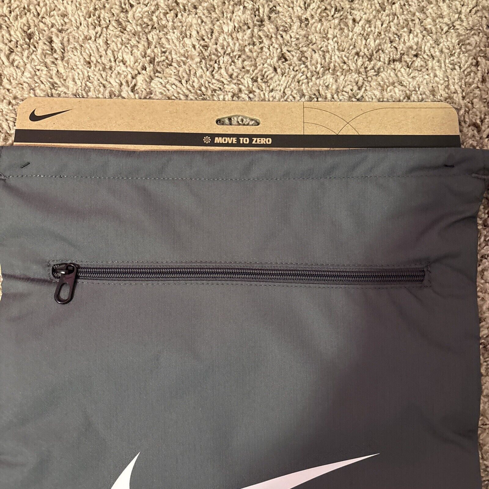 Nike Brasilia 9.5 Drawstring Backpack Bag Training Gym Sack Pack DM3978 410 NWT