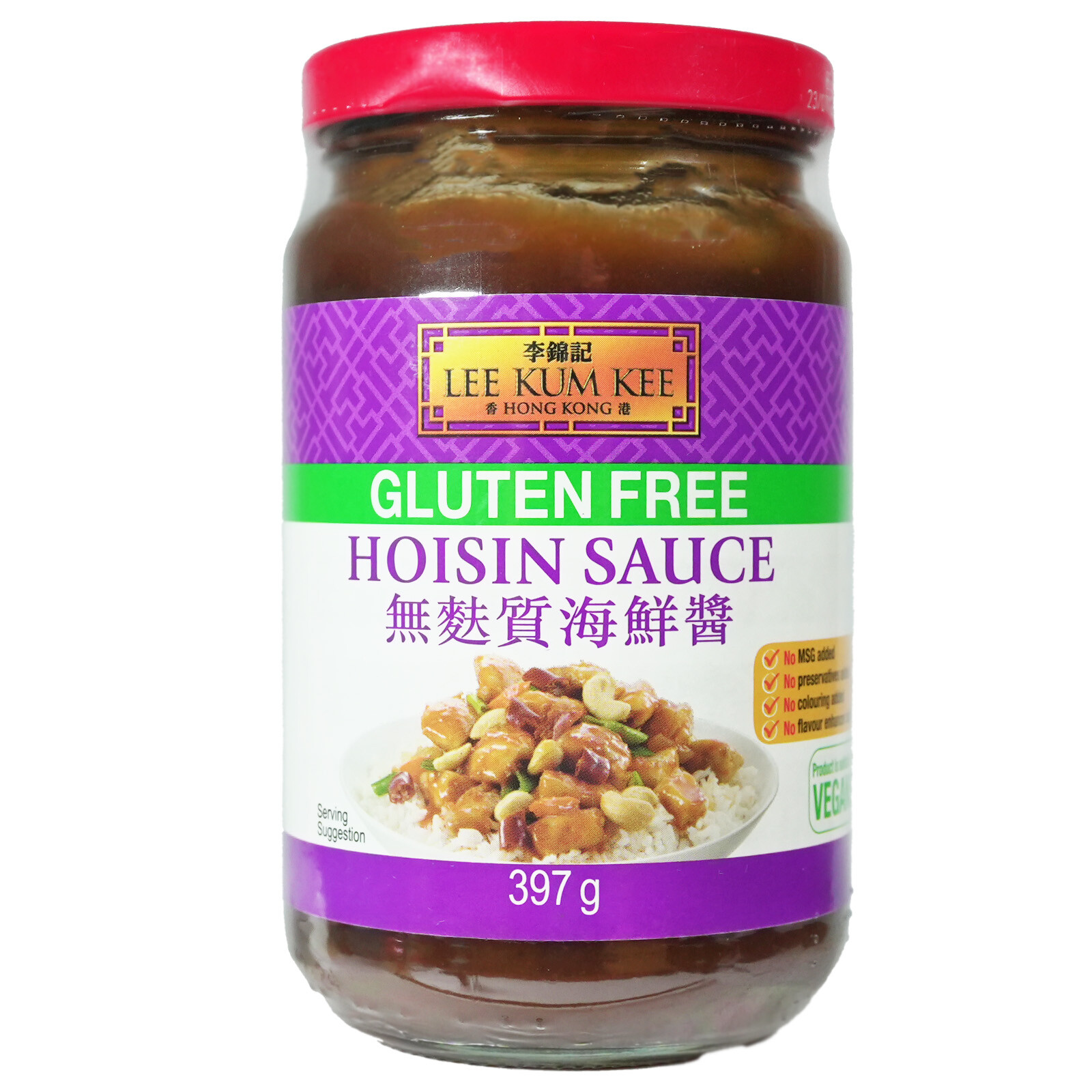 LKK Hoisin Sauce GLUTENFREI Hoisin Sosse Tuong Ngot für Pho Sommerrollen 12x397g