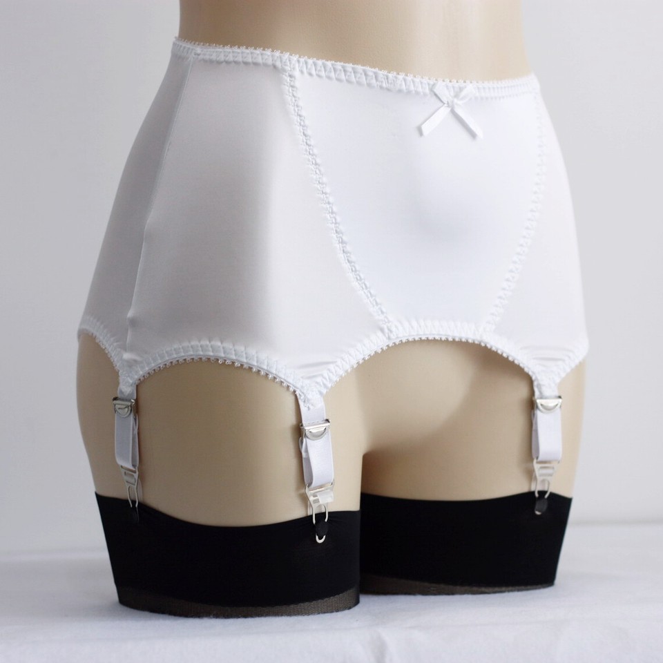 Vintage Open Bottom Girdle With Garters Medium Sarong Lingerie Corset , Girdle O - Foto 13