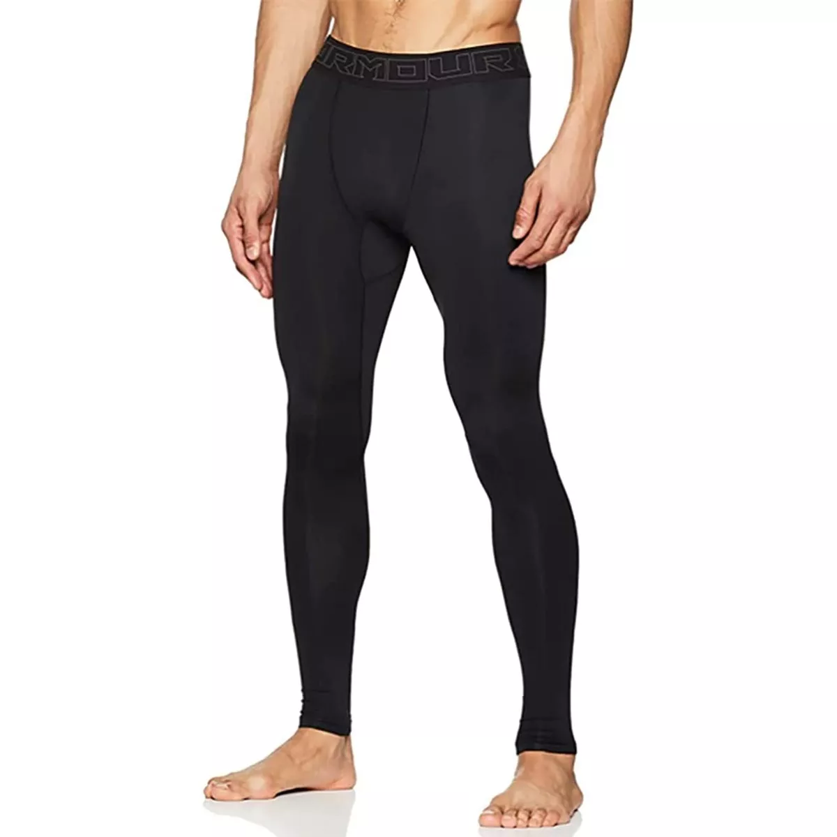 Under Armour Favorite Purple Wordmark Leggings - L