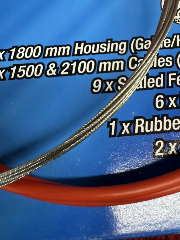 Комплект кабелей переключателя XLC — дорожный/MTB — красный - Изображение 2 из 4