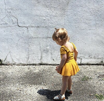 mustard yellow toddler dress Toddler Embroidered Corduroy Yellow Dress and Cardigan