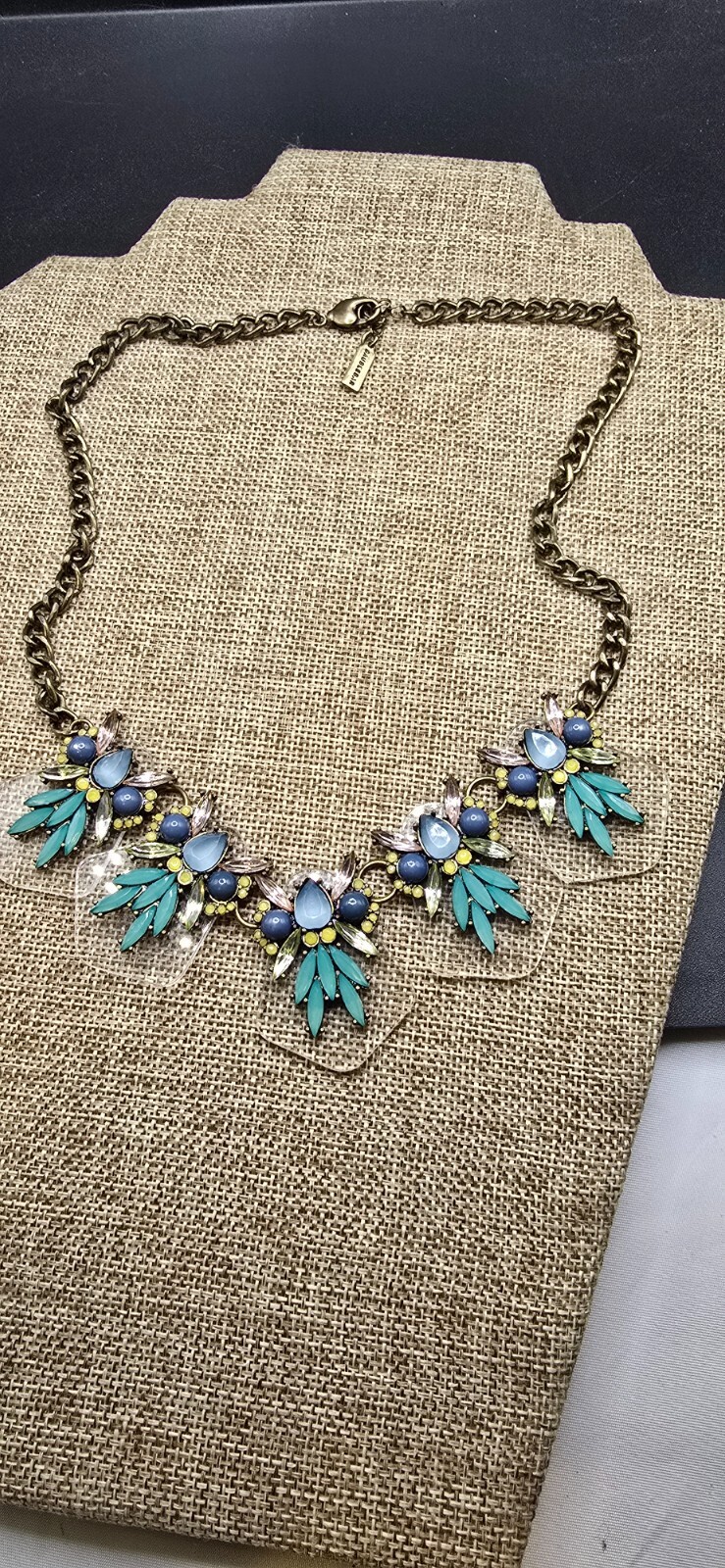 Baublebar multi-colored rhinestone statement coll… - image 5