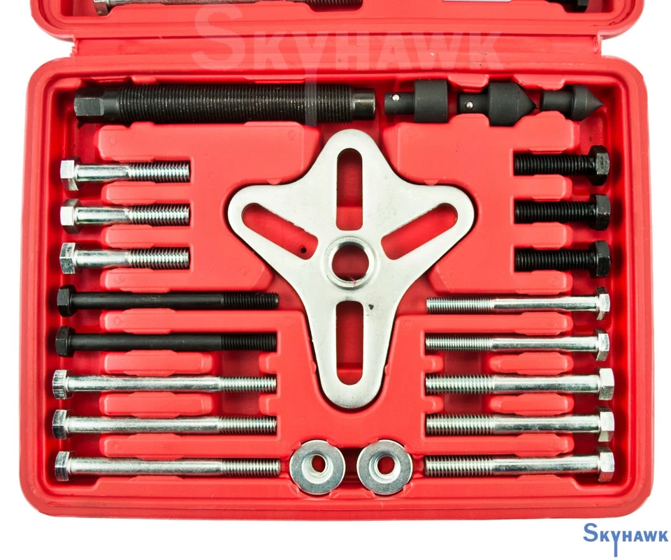 46Pc Harmonic Balancer Gear Puller Steering Wheel Kit - Изображение 3 из 4