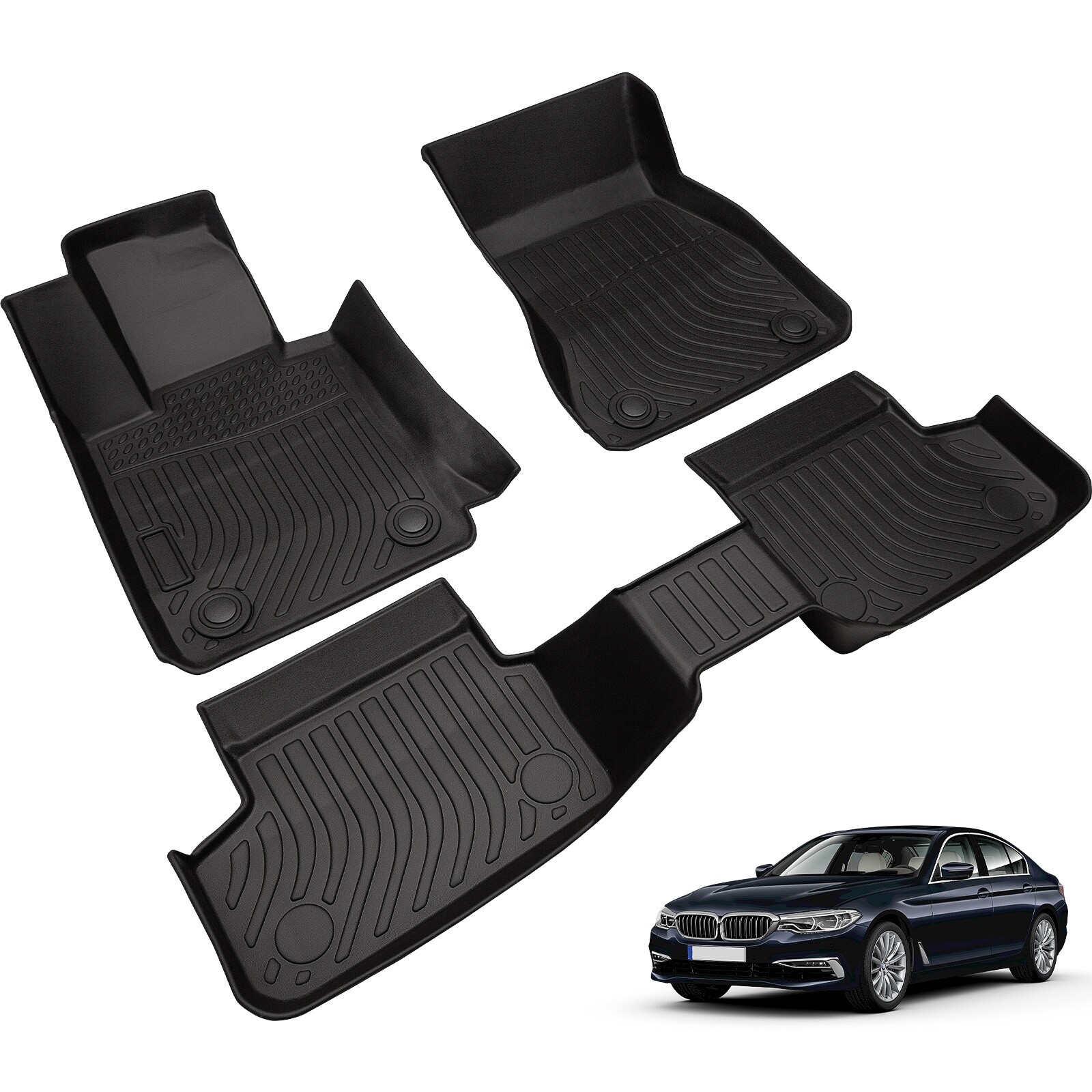 Alfombrillas de coche para 2017-2023 BMW 5-Series G30
