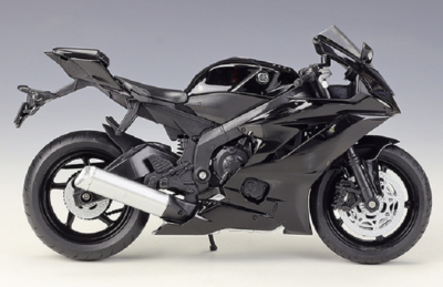 Welly 1:12 2020 YAMAHA YZF R6 Black Diecast Motorcycle Bike Model Toy New  In Box
