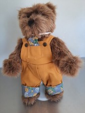 Ashton-Drake "Bartholomew" 1996 Gallery of Teddy Bears With Stand Signed
