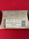 Longaberger 2003 Merry Christmas Basket Tie On - Nib - #27872