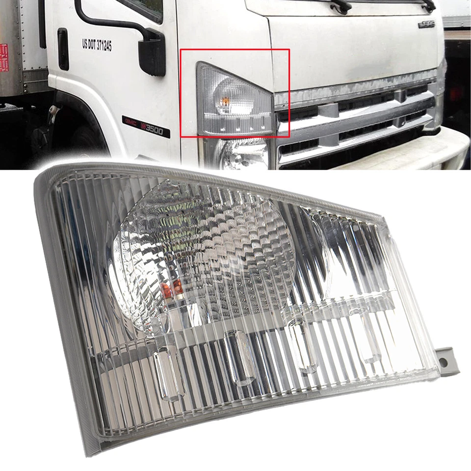 Passenger Side Turn Signal Marker Light For Isuzu NPR NQR GMC W5500HD Forward Foto 2 de 4
