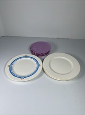 Lot Of 7 Vintage Fisher Price Fun With Food Playskool Plastic Plates Saucers