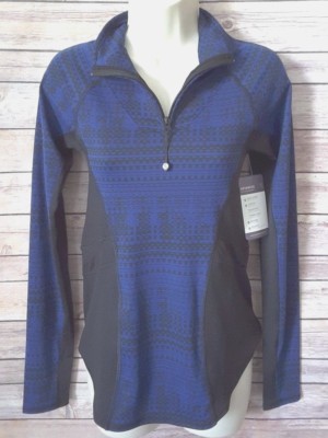 Threads 4 Thought Women's 1/4 Zip Pullover Running Top Size S NWT Long Sleeve 