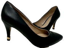 Apt.9 Women's Rubi Slip On Comfort Dress High Heels Black Size:6.5 197K