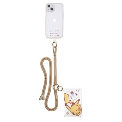 Pokemon Shoulder Strap with Multi Pouch Pikachu Japan NEW Pocket