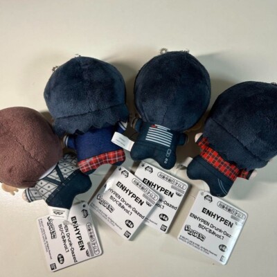 ENHYPEN Drunk-Dazed SET 4 Plush Doll toy Chibigurumi 11cm SEGA