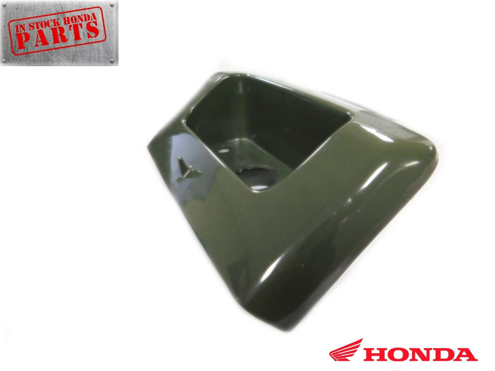 HONDA TRX250 250 RECON GREEN TOOLBOX DOOR STORAGE BOX COVER