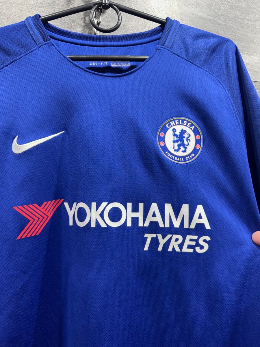 CHELSEA 2017 2018 HOME FOOTBALL SHIRT SOCCER JERSEY NIKE 905513