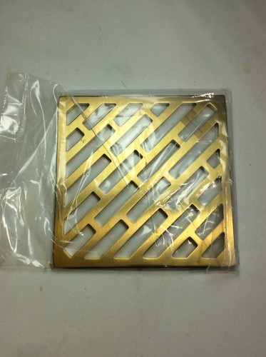 "Bañera y ducha Newport de alta calidad 4"" drenaje de ducha cuadrado dorado satinado 223-408/24S" - Imagen 12 de 12