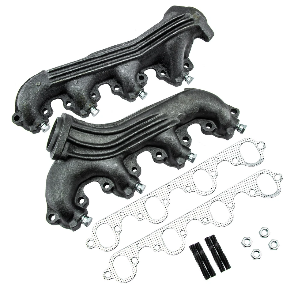 Coletores de escape para 1983-87 Ford F250 F350 1980-87 E250 E350 Econoline 7,5L - Imagem 2 de 4