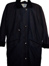 Herman Kay Down To Earth Women's Medium M Full Length 80% Down Coat Jacket Black