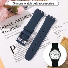 Watch Accessories Silicone Strap Sports Strap Rubber Watch Band For Swatch