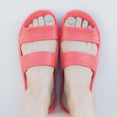 Pali Hawaii Sandals Slip On 2 Strap Womens Sandals / Slides (Sizes 5 - 11) NWT