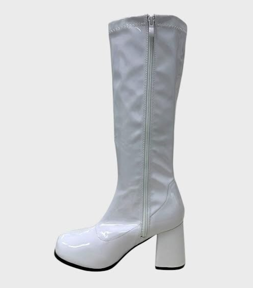 LADIES FANCY DRESS PARTY GO GO BOOTS WOMENS 60s 70s GOG DISCO RETRO UK SIZES 3-8