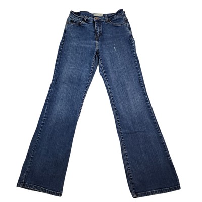 Levi s 512 Bootcut Jeans Womens Size 10 Blue Denim Perfectly Slimming Inseam 31