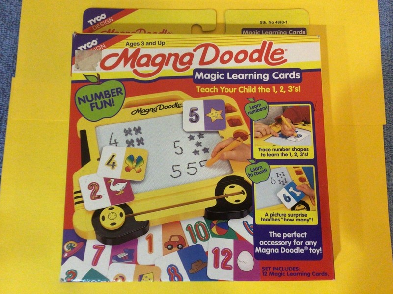 Magna Doodle Magic Learning Cards Number fun Teach Child To Count 