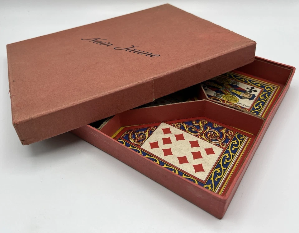 Jeu du Nain Jaune en carton rose - Format moyen - 1960’s - Très Bon Etat - Photo 3/4