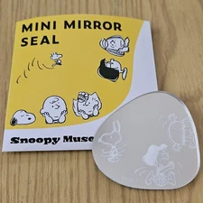 Limited Snoopy Museum Mini Mirror Stickers