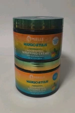 MIELLE Mango & Tulsi Nourishing Leave-In Conditioner, 12 oz, (2 Pack)