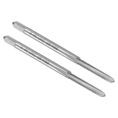 2pcs Hand Plug Tap #4-40 UNC 2B Thread Plug Style Screw Tapping Threading Tool, - Image 1 of 4