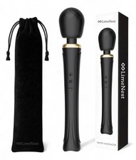Handheld Cordless Personal Wand Massager - Waterproof, USB Rechargeable, Quie...