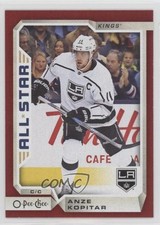 2018-19 O-Pee-Chee Red Anze Kopitar #408 av1