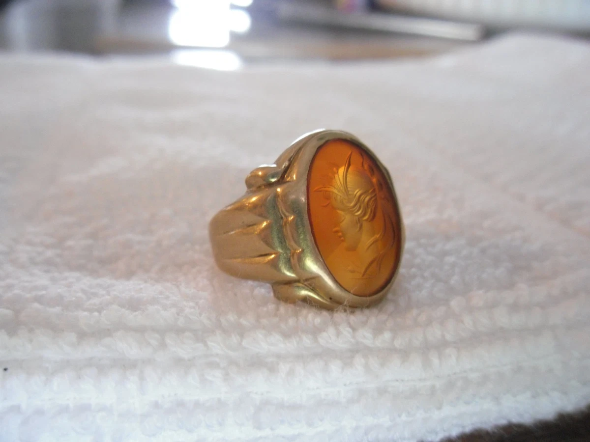 Intaglio Ring In Retro Fine Rings for sale | eBay