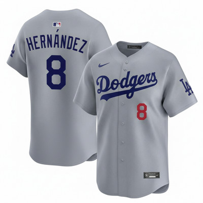 Men's Dodgers #8 Enrique Hernandez 2025 world series jersey all