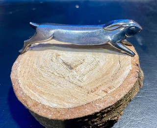 Vintage Christofle Gallia Art Deco Hare (Rabbit) Knife Rest Sandoz France c1930