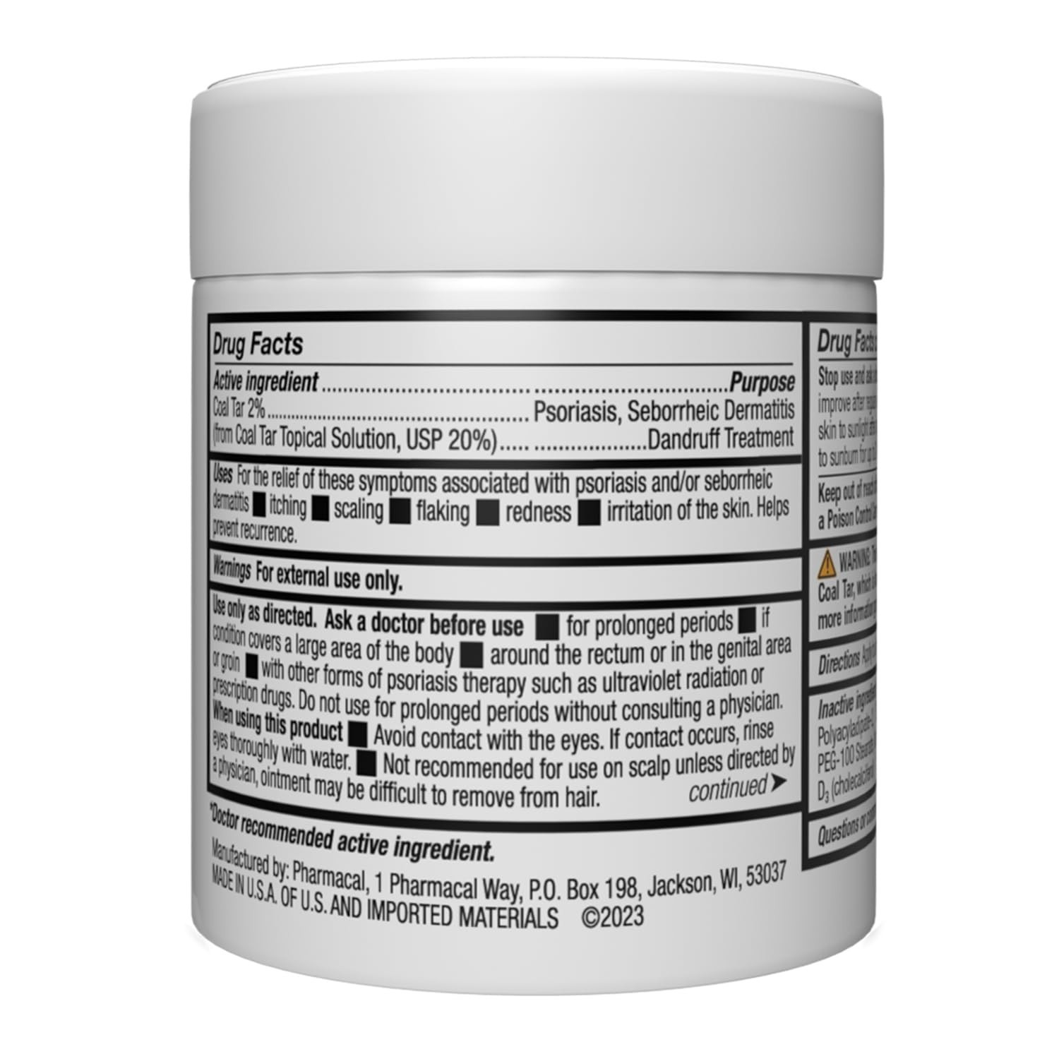 Tar Formula Mg 217 Psoriasis Coal tar Formula Ointment 4 oz (Pack Of 6 Jars ...